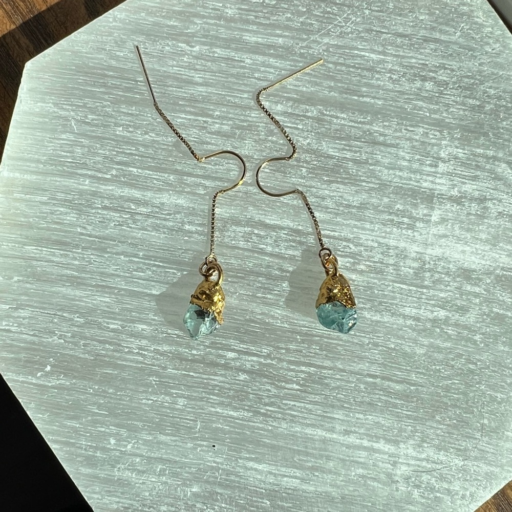 Zircon Drop Earrings